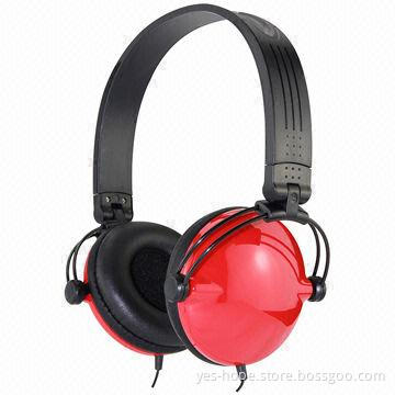 Fashionable unique design best voice red headphone for computer
